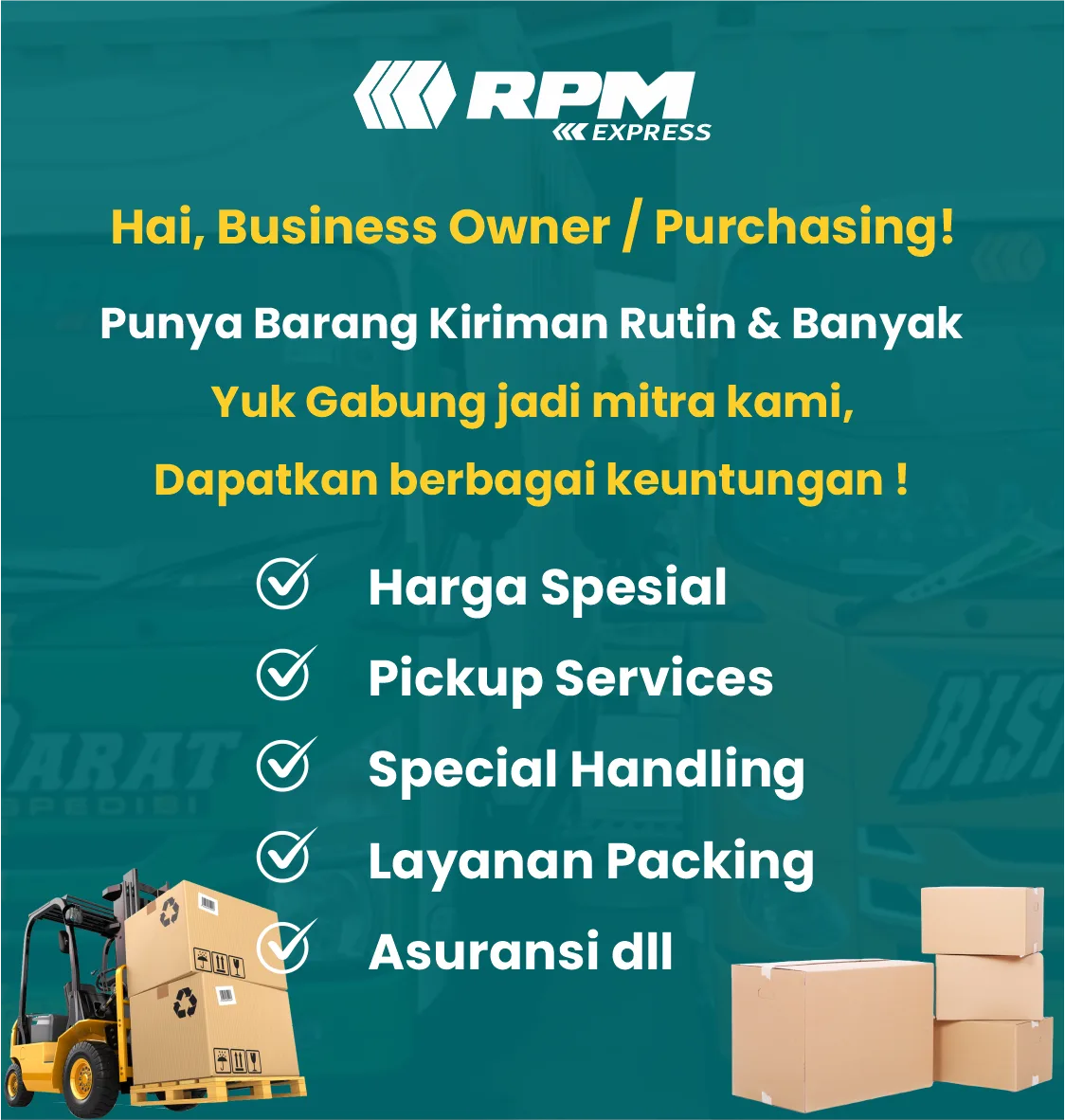 Tarif Spesial - RPM Express Tarif Spesial - RPM Express